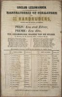 Hardrijderij op Schaatsen van de IJsclub Leeuwarden
Op  Maandag 21 februari 1870.